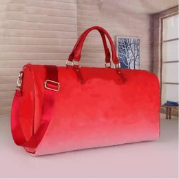 2022 High quality luxury Duffel bags travel hand luggage designer travel bag men pu leather handbags large cross body totes 50cm275R