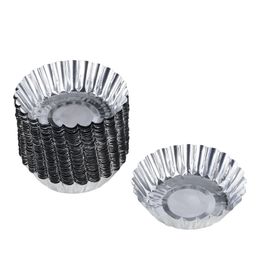 Baking Tools Aluminum Portugal style Egg Tart Cupcake Mould Fruit Cake Die Mold Small Baking Tool 380 D3