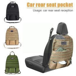 Car Organizer Universal Seat Back Upgrade Tactical Cover Storage Molle Multi Nylon Pocket Bag Prote O2M7