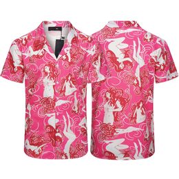 Casa Blanca Shirt Summer Clothes Hawaiian Shirt Casa Mens Designer T Shirts Casual Button Up Shirts Beach Printing Pattern Casa Blanca Man Unisex Tops Shirts 5089