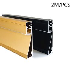 light bar Silver/black/gold Anodized Skirting Aluminium Profile For Led Strip Lights