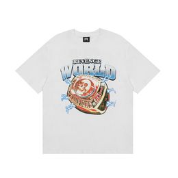 Black T Shirt Men Women Summer Skull Ring Print Tee Short Sleeve Top Quality Hip Hop T-shirt