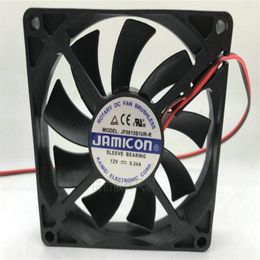 Wholesale fan: 8015 JF0815S1UR-R DC12V 0.34A 8CM Two-wire UPS cooling fan