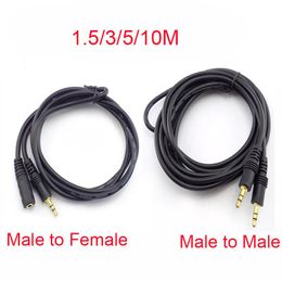 Other Lighting Accessories 1.5/3/5/10M Male To 3.5mm Stereo Jack Female Plug Audio Aux Extension Cable Cord For Computer Laptop MP3/MP4Other