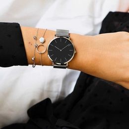 Luxury Rose Gold Watch Women Bracelet Watches Top Brand Ladies Casual Quartz Watch Steel Women's Wristwatch Relogio