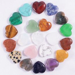 20x6mm Heart shaped Stone Natural Rose Quartz Gemstone Crystal Healing Chakra Reiki Craft Fun Toys Ornaments