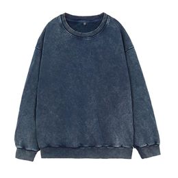 t shirt dropped shoulder Australia - Men's T-Shirts Elena Store Ready To Ship High Quality Oversized Crewneck Sweatshirt Unisex Drop Shoulder SweatshirtMen's