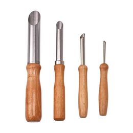 4PCS/Set Ceramic Tools Circular Clay Hole Cutters for Pottery Punch and Sculpture for Circle Shaping