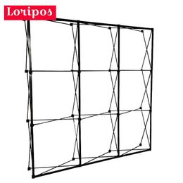 4 Sizes Metal Iron Flower Wall Folding Stand Frame Wedding Backdrop Decor Banner Presentation Advertisement Display Shelf Holder