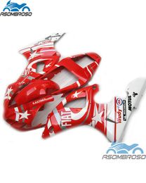 -Fit For Yamaha R1 1998 1999 Kit de carenados Red White YZF R1 98 99 Kit de carenado de carrocería de motocicletas ABS LY03