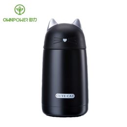 OWNPOWER 350ML Mini Thermos Coffee Vacuum Flask Stainless Steel Drink Water Bottle Termos Thermo Cup And Mug Garrafa Termica Y200106