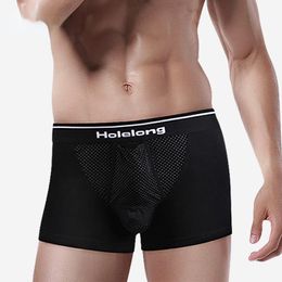 Underpants Tomalin Scrotal Support With Boxer Briefs Men's Separation Underwear Big Bag Dehumidification Breathable Comfortable Sexy Box