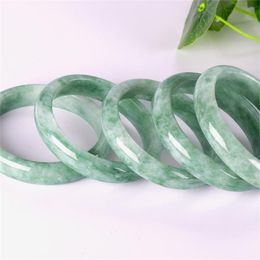 Pulseira genuína 56-64mm Green Jade Jadeite Bracelet Real Natural A Jadebangle