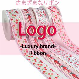 Printed Grosgrain Ribbon Custom DIY Craft Accessories 50 Yards 220608