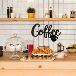 Metal Coffee Bar Hanging Wall Sign Coffee Bar Wall Sign Coffee Letter Sign