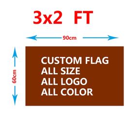 Custom gift flag 60X90cm 2x3FT double side Polyester we design any any color home decoration Custom flag banner 220616