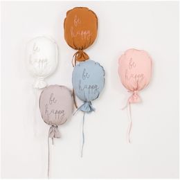 Baby Pillow Cotton Cartoon Balloon Pendant Pillow Nordic Wind Stereo Baby Room Wall Decor Tent Hanging Baby Photography Props 201225