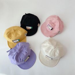 Hair Accessories Spring Summer Baby Baseball Hats Cotton Kids Boys Girls Sun Fashion Children Peaked Caps 5 Colours