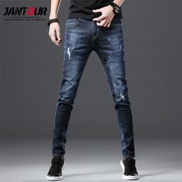 Spring Summer Cotton Jeans Men High Quality Famous Brand Denim trousers soft mens pants men's fashion jean male 220328