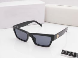 sunglasses for Men and Women Summer style 4362 Anti-Ultraviolet designer sun glasses Retro Square Plate Full Frame fashion Eyeglasses Random Box