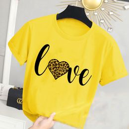 3 Color Summer Short Sleeve Kids T Shirt For Boy Cartoon Casual s Girls ops Leopard Children Clothes 220620