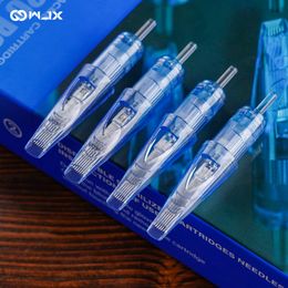 WJX Cartridges Needles Bugpin Tattoo RM Nozzle Curved Magnum for Shader 20pcs/box