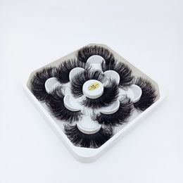 5 pairs 25mm natural 3D false eyelashes fake lashes makeup kit Mink Lashes extension maquiagem Eyes 9D-14