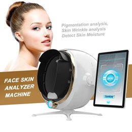 Skin Diagnosis 3D Face Camera Magic Mirror Scanner Auto Facial Analyzer Intelligent Skins Tester System For Salon Spa With CE
