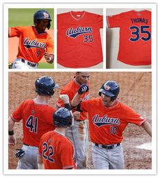 XflspCollege Custom AU Baseball Jersey Bailey Horn Ryan Bliss Tyler millre Rankin Woley Brody Moore Howell Steven Williams Judd Ward Bryson