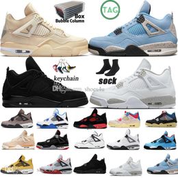 Sail Oreo Black Cat 4 4s MenBasketball Shoes University Blue Fire Red Thunder White Cement s Infrared Zen Master Wild Things Mens Sports Women Sneaker Trainers