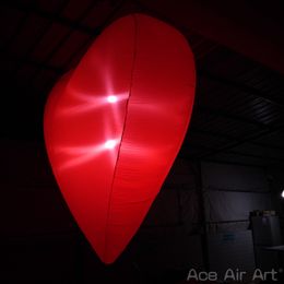 2022 Exquisite Hanging Inflatable Heart With Lights For Valentine's Day/Advertising/Party Decoration Made By Ace Air Art