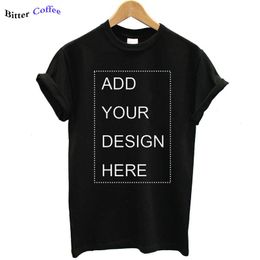 custom picture t shirts UK - Your Own Design Brand Logo T Shirt Picture Custom Men And Women Diy Cotton Short Sleeve Casual T-shirt Tees Clothing