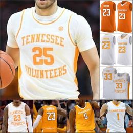 Xflsp Tennessee Volunteers Basketball stitched Jersey custom any name number 1 Lamonte Turner 2 Grant Williams 5 Admiral Schofield 23 Bowden