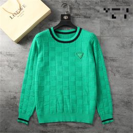 mens high end clothing Canada - 2022Mens Sweaters Letter Printing Men Sweater High Quality Casual Round Long Sleeve Embroidery high-end design Knit Clothing M-3XLQ19