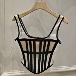 Fashion Mesh Tank for Women Slim-Fit Sexy Cute Short Crop Top Lady Camisetas De Mujer Nancylim 220316