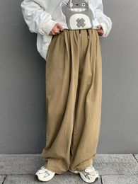 Men's Pants Men Baggy Wide Leg For Khaki Trousers Male Men's Classic Japanese Streetwear Korean Fashion VintageMen's