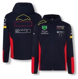 Nova jaqueta de equipe de moletom de terno de corrida F1 com o mesmo personalizado b2