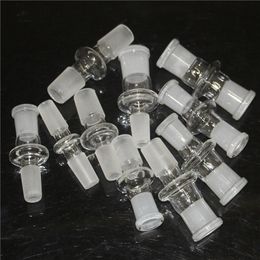 Hookah 14mm to 18mm dome adaptor for Glass bubbler Water Pipe Connector male joint 14.5mm 18.8mm glass adapter