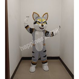 Halloween plush wolf Mascot Costumes High quality Cartoon Character Outfit Suit Halloween Adults Size Birthday Party Outdoor Festival Dress