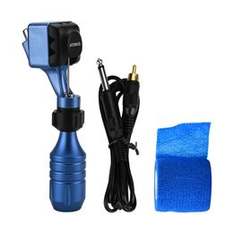 cartridge grip rotary tattoo machine UK - Blue Tattoo Machine For Cartridge Needles New Motor Drive with Grip Alloy Rotary Maquina De Tatuagem Stable To Liner And Shader296C