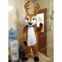 halloween Deer Mascot Costumes High quality Cartoon Character Outfit Suit Xmas Outdoor Party Outfit Adult Size Promotional Advertising Clothings