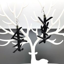 Dangle & Chandelier YD&YDBZ 2022 Long Earrings Women's Drop Black Rubber Jewellery Gothic Handmade Earring Fashion Strange Accessories