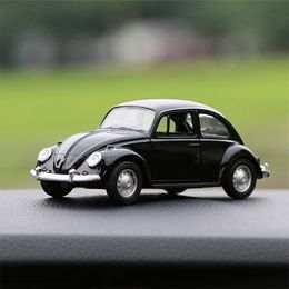 Car Ornament Vintage Alloy Car Model Decoration Dolls Automotive Beetle Cute Retro Auto Interior Dashboard Toys Accessories Gift T200117