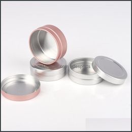 20G Aluminium Jar Box Container Cosmetics Packing Bottle Eye Shadow Ointment Pill Portable 2Colors Hha1707 59 J2 Drop Delivery 2021 Boxes O