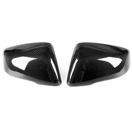 Carbon Fibre ABS White/ Glossy Black Rearview Mirror Cover For BMW F52 F39 F48 F49 G29 Housing Caps Car Accessories