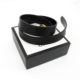 Designer Belts For Women And Men Classic Black Two-layer Scalp Letter G With Box Logo Metal Pin Buckle Elegant Vintage Jean Man Belt Forb22