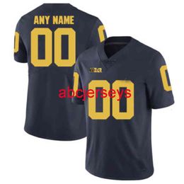 Mit Custom Stitched Michigan Wolverines Jersey Add any name number 3 Styles Men Women Youth Football Jersey XS-6XL
