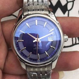Rolesx uxury watch Date Gmt Luxury Mens Mechanical Watch Laojiadie Flying Blue Steel Belt Automatic Df001 Geneva es for Men Swiss Wristwatches