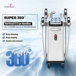 2 years warranty cryolipolysis body slimming machine cool fat freezing slim fat removal machines weight loss 5 handles touch screen