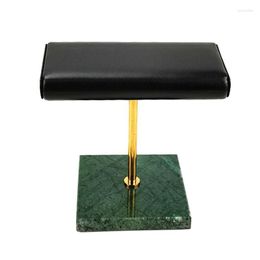 Jewelry Pouches Bags Watch Display Stand Fit For All Brands Watches PU Leather Rest Cushion & Marble Base Metal Support Rod Wynn22